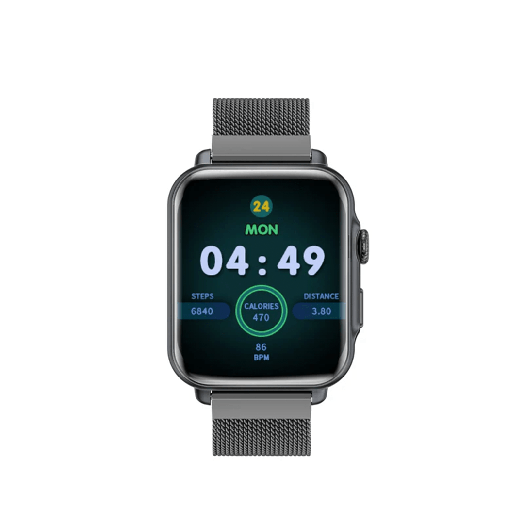 ساعة بروميت ProWatch-B18 SuperFit™ الذكية مع دعم للتكلم الحر - جرافيت ساعة بروميت ProWatch-B18 SuperFit™ الذكية مع دعم للتكلم الحر - جرافيت